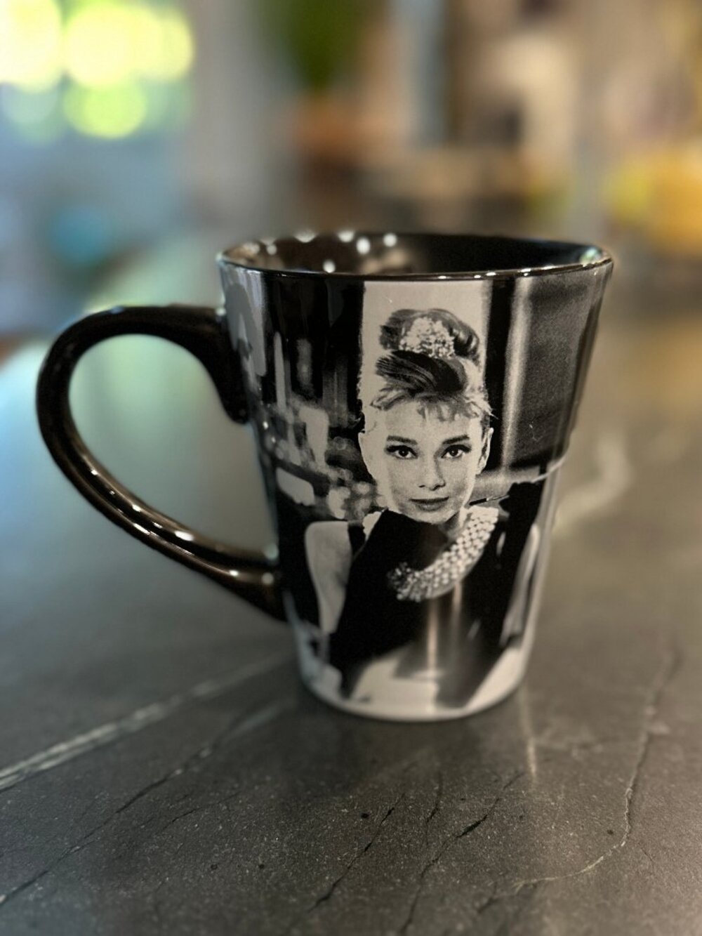 Breakfast at Tiffany's Audrey Hepburn Coffee Mug